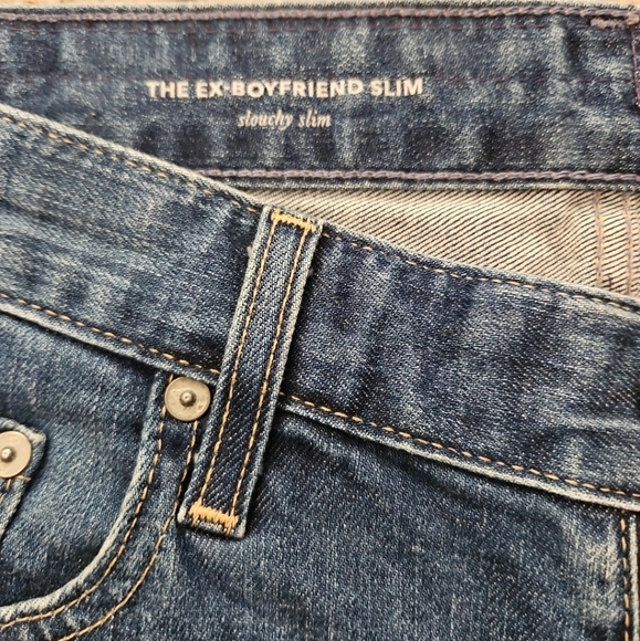 Adriano Goldschmied Womens Dark Wash The Ex Boyfriend Slim Slouchy Slim Jean 30 - Picture 7 of 11